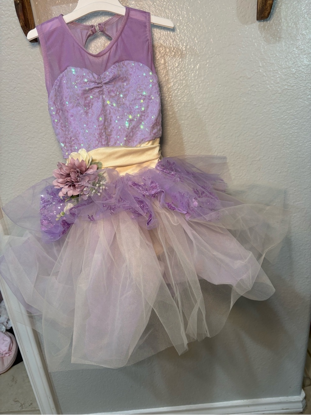 Weisman Girl’s Dance Costume Lavenders Blue Size Small